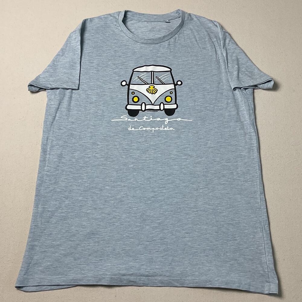 Sols Regent Fit Blue Short Sleeve Graphic T Shirt Adult XL